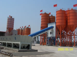 HZS120 Concrete Mixing Plant